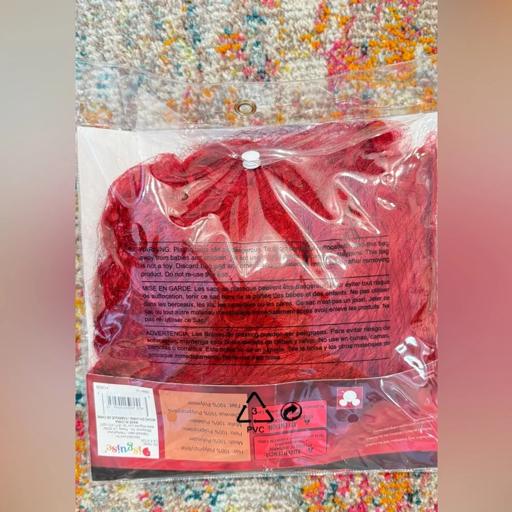 Disney Descendants Red Kids Costume with wig - Picture 15 of 16